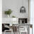 10"W Amher 1-Light Black Rattan Pendant Light