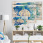«Jellyfish Watercolor», reproduction d'art sur toile abstraite-35222323-34274001