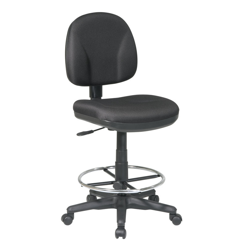 Work Smart Drafting Chair, Diamond- Wine