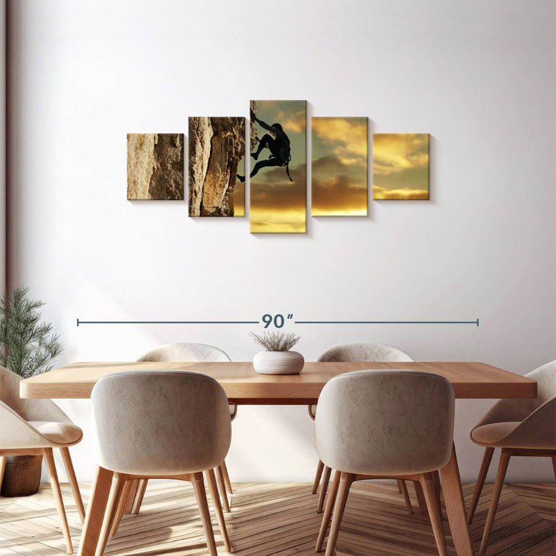 Climbing, 30" H x 68" W