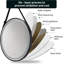 Adwaith Metal Flat Wall Mirror-2075971116-2075971118