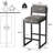 Comfortable Faux Leather  Dining Chair With Slightly Reclined Backrest And Straight Legs For Enhanced Support-1133755860