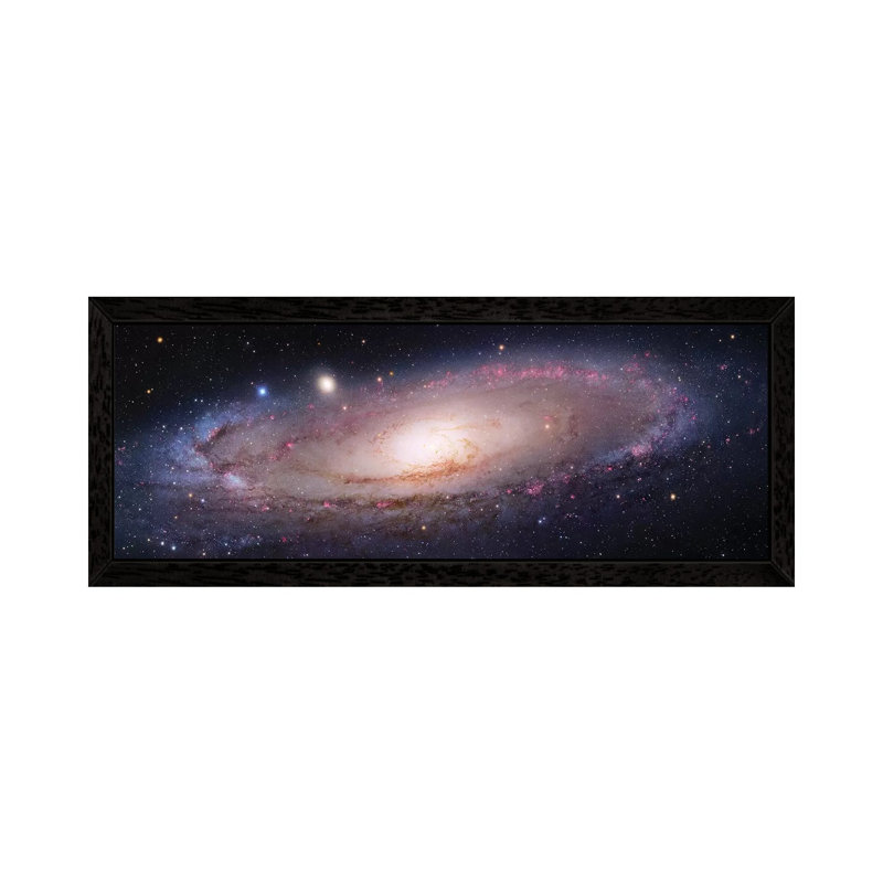 M31, Andromeda Galaxy VII by Robert Gendler - Panoramic Print on Canvas, Black Floater Framed, 152.4 cm H x 50.8 cm W