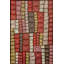Tapis à motif géométrique multicolore Cube-1164792669