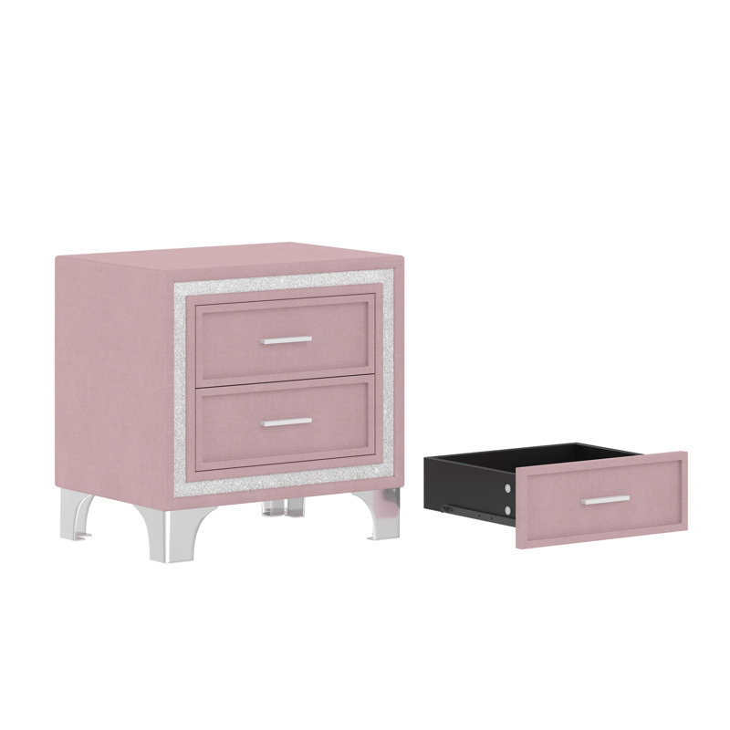3-Pieces Bedroom Sets, Pink