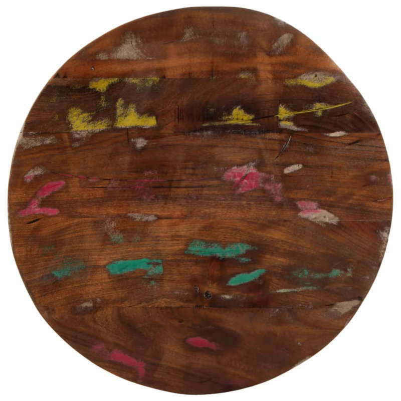 Table Top Solid Wood Mango, 1.5in H x 35.4in W x 35.4in D, Brown