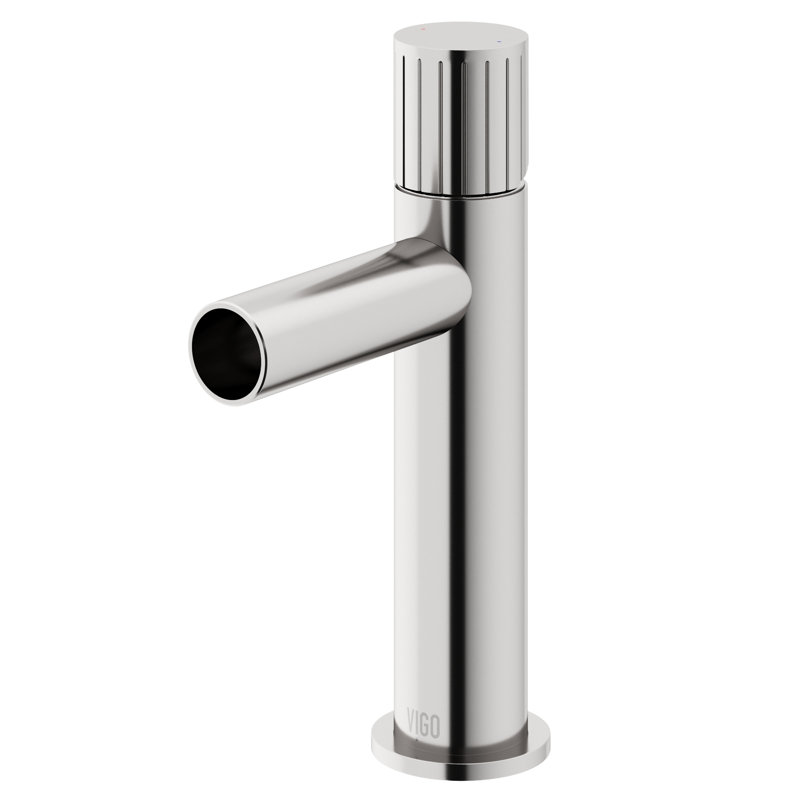 Robinet de salle de bain monotrou Ashford, Nickel brossé