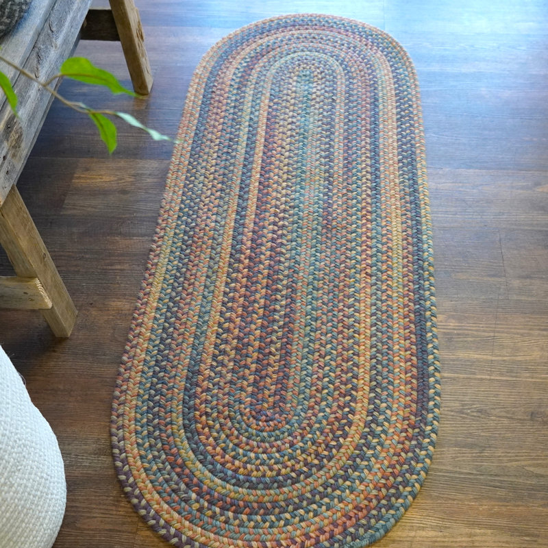 Tresse de laine intemporelle, Ovale 2 pi x 10 pi