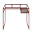 Yasin Glass Top & Red Finish Writing Desk-1041046753