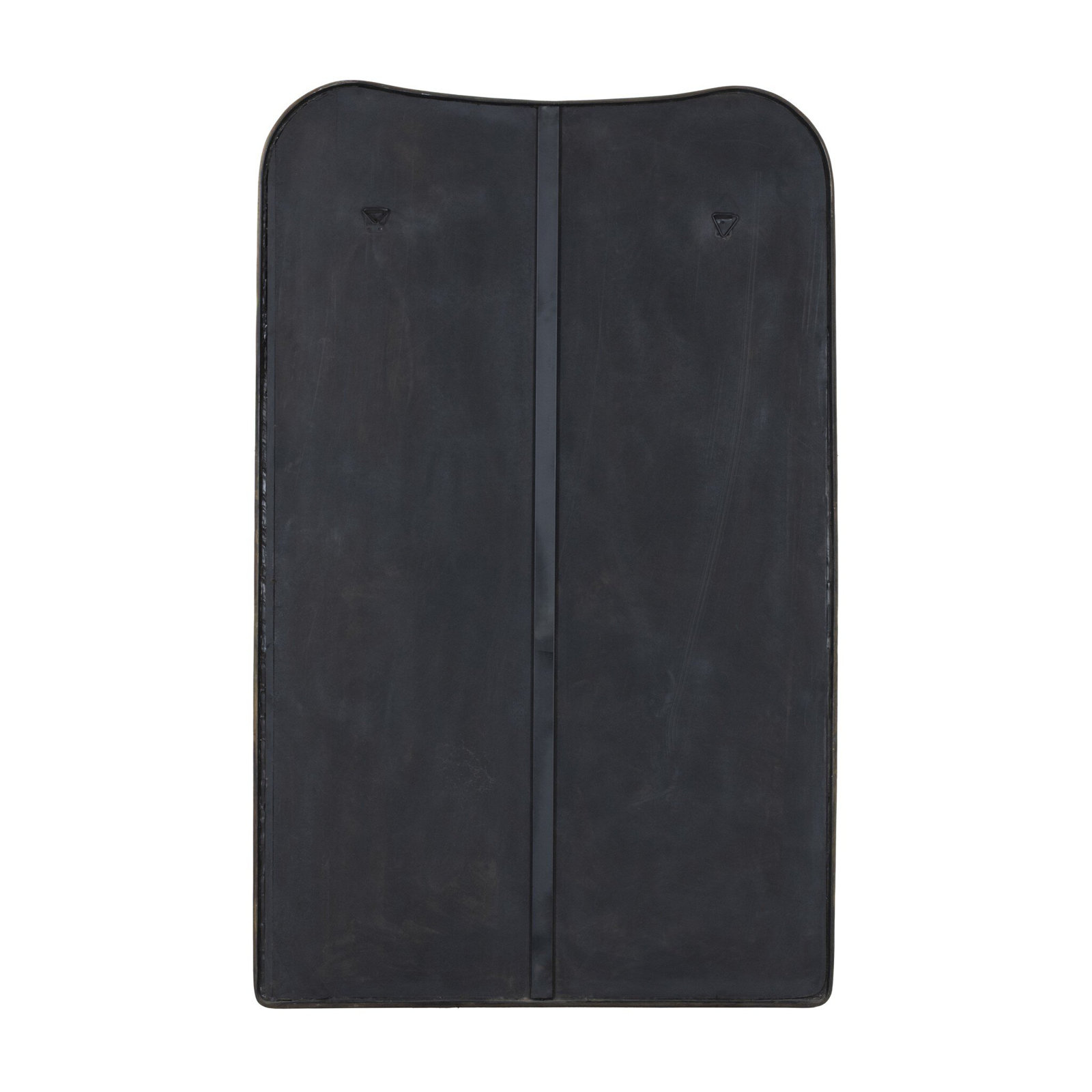 Patz Floor Mirror, Antiqued Brass