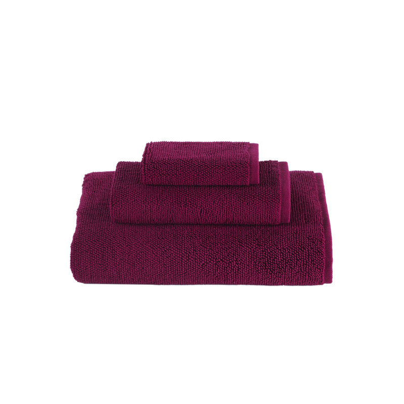  Ensemble de serviettes en coton Lerins, Magenta