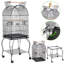 150cm Iron Play Top Floor Bird Cage with Wheels