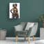 Art mural sur toile tendue - «Wumples '' - Mercenaire 3», art mural pour salon, chambre à coucher ou bureau - 22 x 32