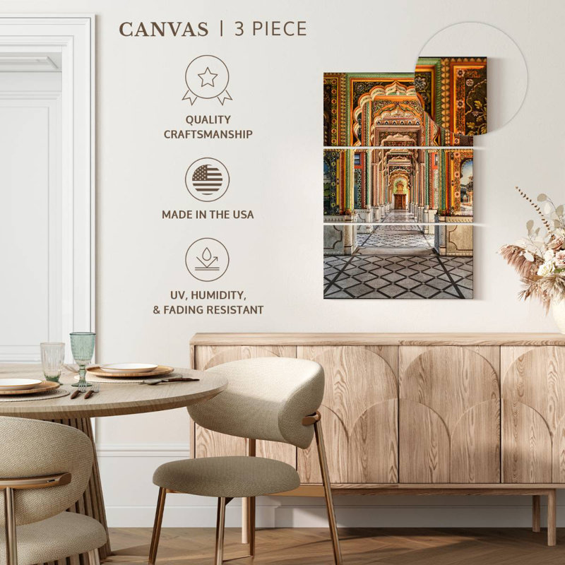 Cercle Lilie Jawahar à Jaipur, H 32 po x l 20 po