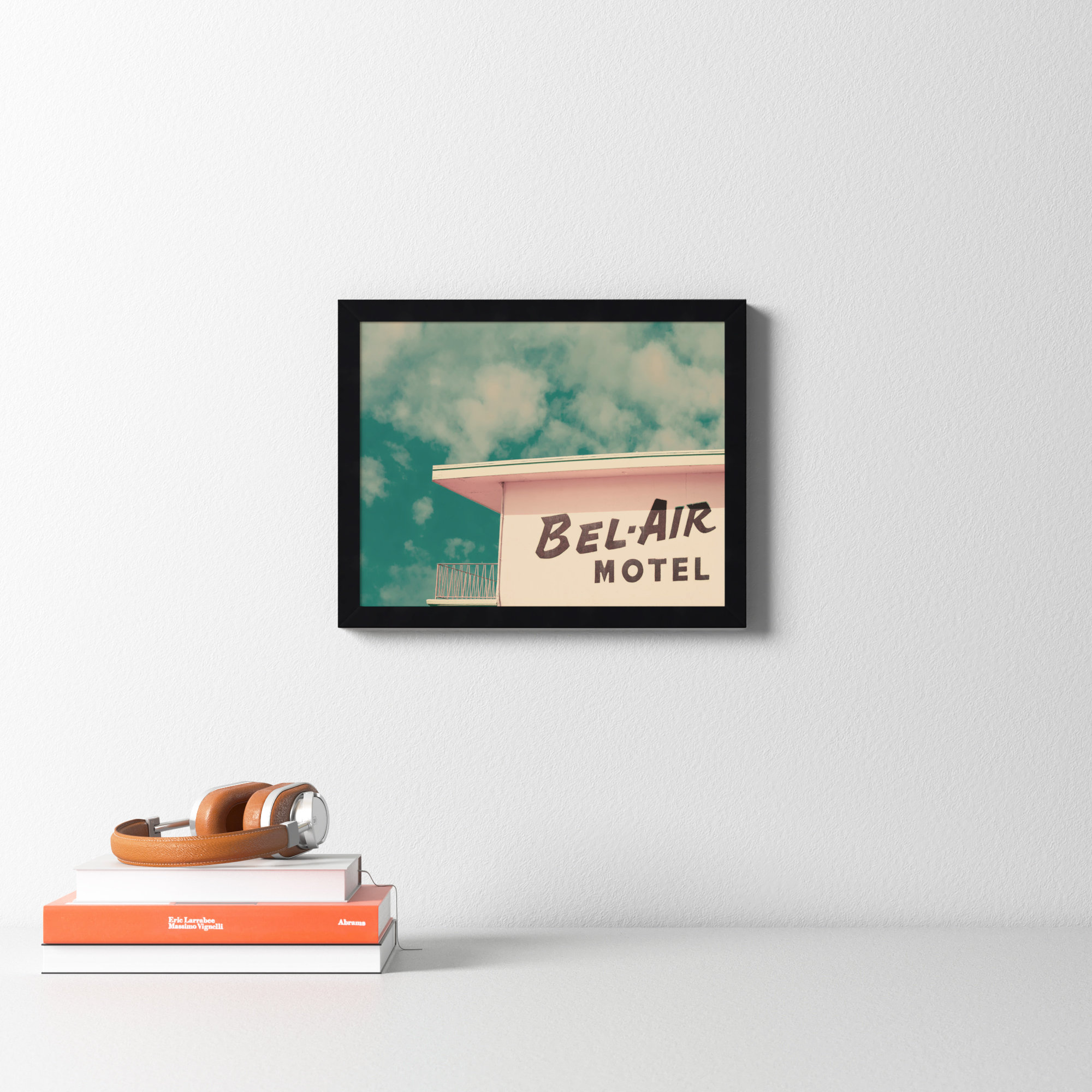 BelAir by Robert Cadloff, 15.25" H x 19.25" W x 0.88" D, Black
