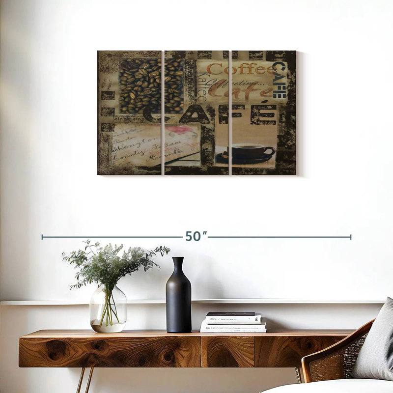 Yarlin Cafe Collage, 20" H x 33" W