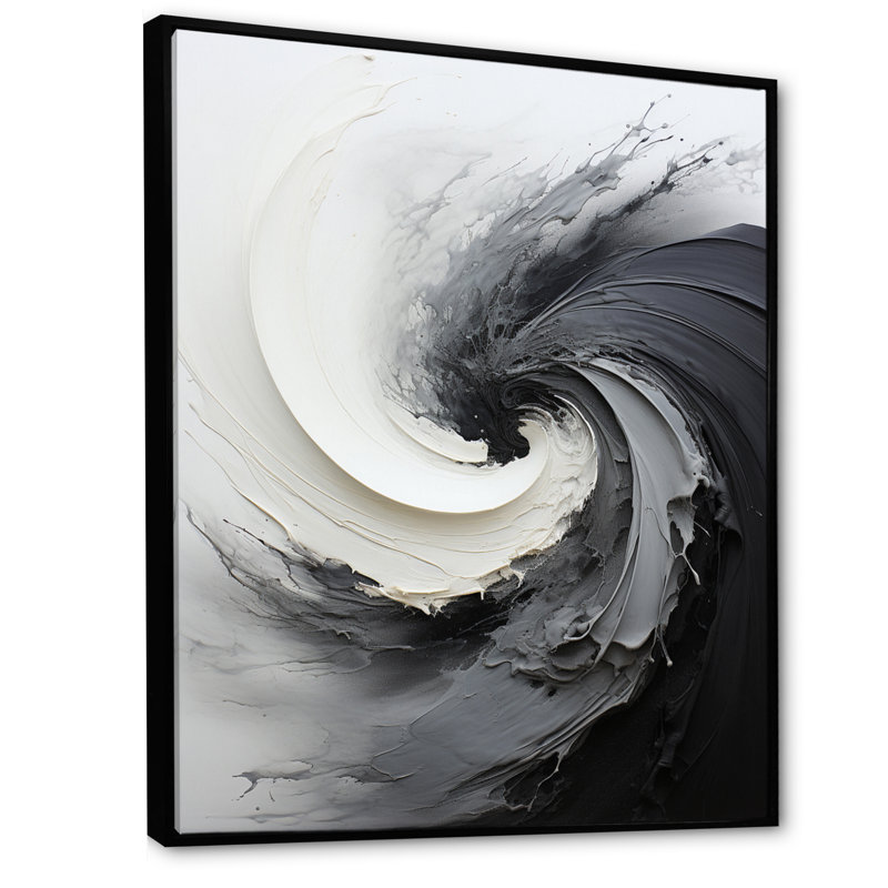 Gwendell Infinite Motion II, reproduction d'art sur toile, H 32 po x l 24 po x P 1 po, Cadre noir