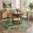 Garbrand Machine Washable Floral Farmhouse Area Rug with Non-Slip Backing for Living Room, Dining Room, Bedroom-137752760