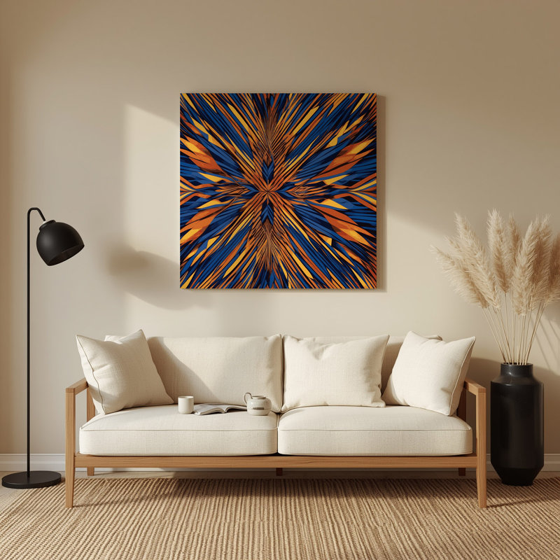 Art mural Op mauve 31, H 192 po x l 192 po x P 0,05 po