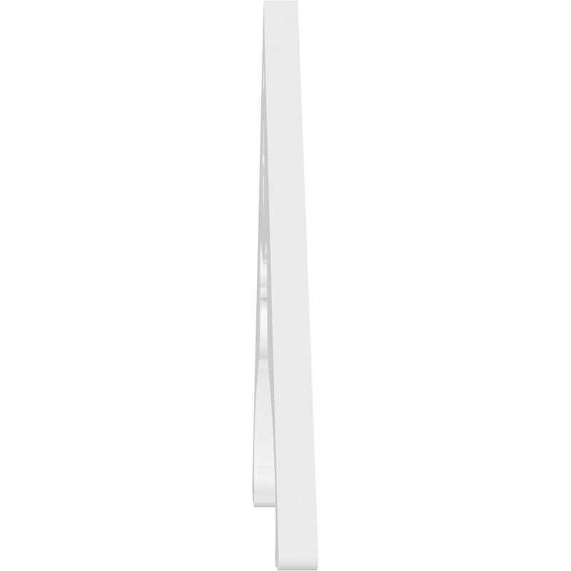 Pignon en PVC de qualité architecturale Heath, H 15 po x l 72 po x P 1 po, 5 / 12
