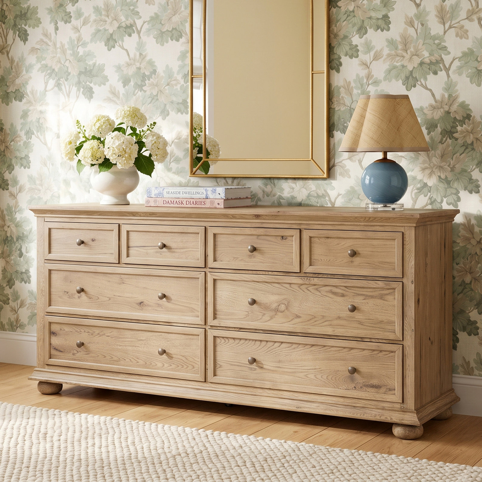 Geoffrey Wide Dresser, Worn Oak