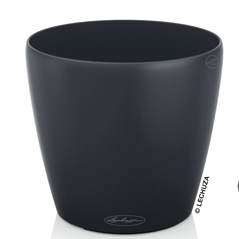 Classico Pot Planter, Slate, 32.5cm H x 34.5cm W x 34.5cm D