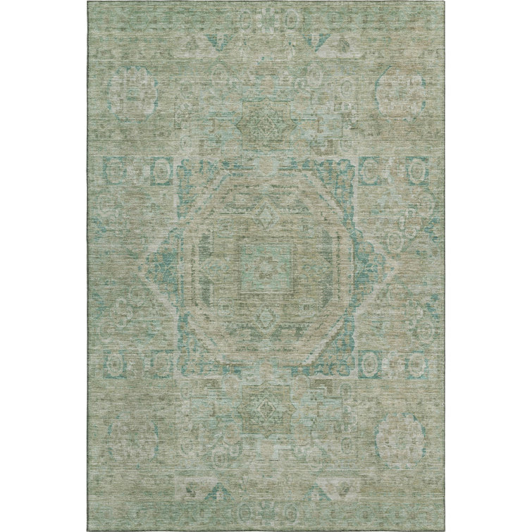 Premium Machine Washable Lubbers AMF1743 Global Rug