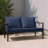 Outdoor Aluminum Loveseat-1549858811