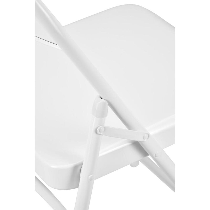 Metal Folding Chair - by Chivari, White