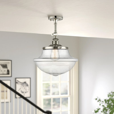 Baptiste Glass Semi Flush Mount