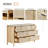 Wicker 47.2 " W 6 - Drawer Dresser-1184758094