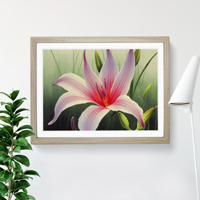 Epic Lily Flower - Framed Print
