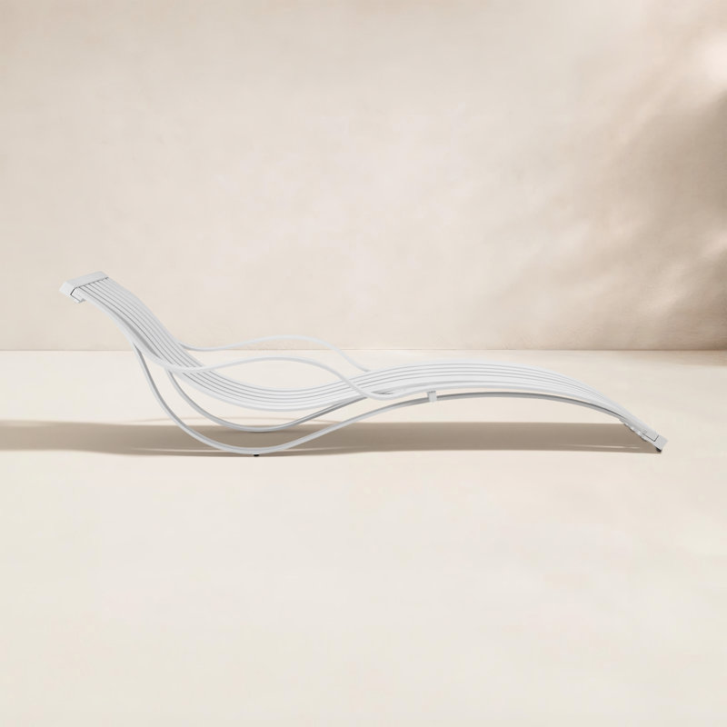 Méridienne simple 79 po Hareton, Blanc