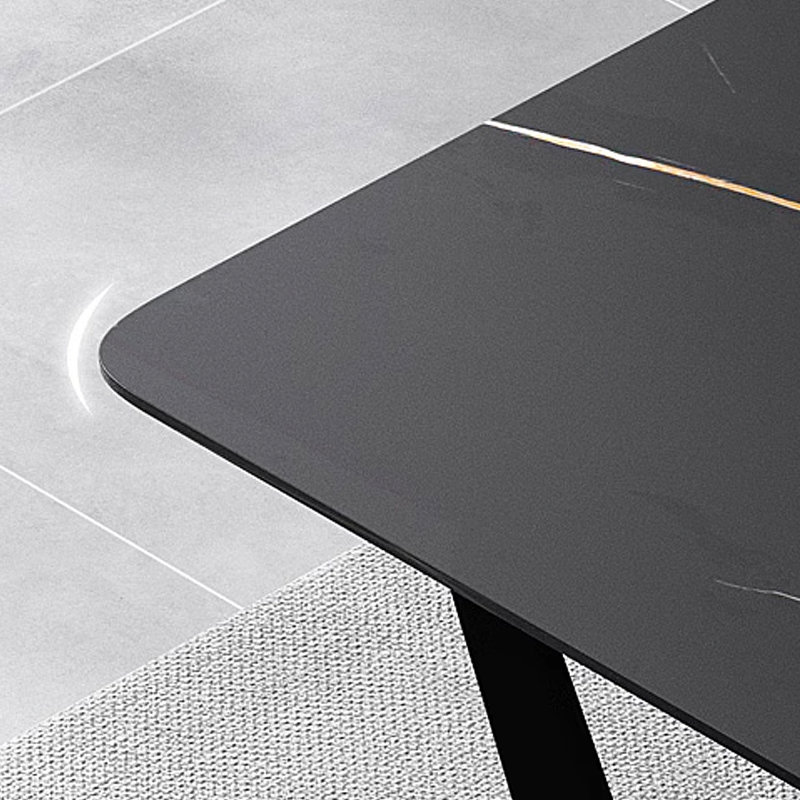 Table de rock rectangulaire nordique italienne minimaliste italienne, 5, H 29,53 po x L 55,12 po x l 31,5 po