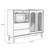 Black Solid Wood Sideboard