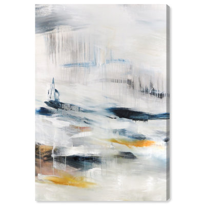 Modern Abstract Snow Landscape Print