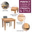 Hatcher 4 - Person Solid Oak Dining Set-101121251