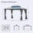 13 pi. L 10 pi. D Pavillon de jardin en aluminium