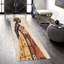 Exquis tapis non tissé de type mince à motif floral complexe, idéal pour rehausser l'esthétique de votre espace de vie-1637203881