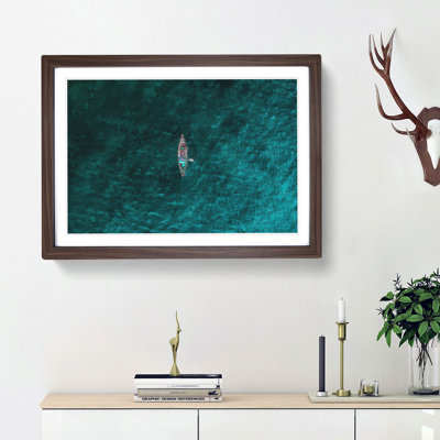 High Above the Boat - Framed Print