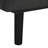 Dark Gray Futon Sofa Biscuit Tufting Seat Back 1Pc Sofa Adjustable Headrest Converts To Chaise Couch