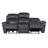 Aous Upholstered 89'' Power Reclining Sofa