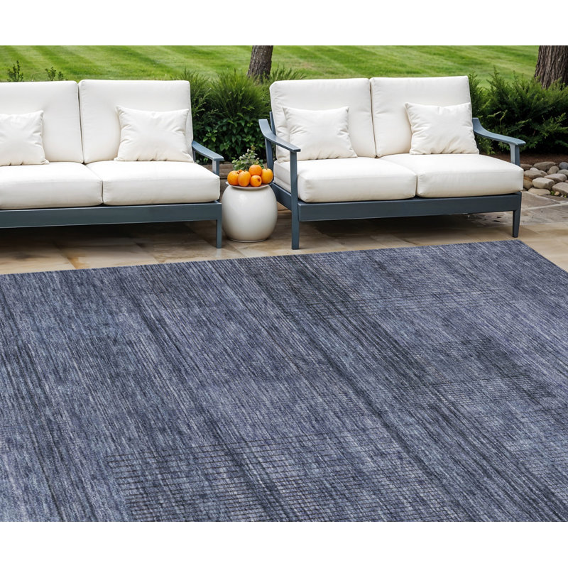 HomeRoots Rectangle Machine Woven Area Rug