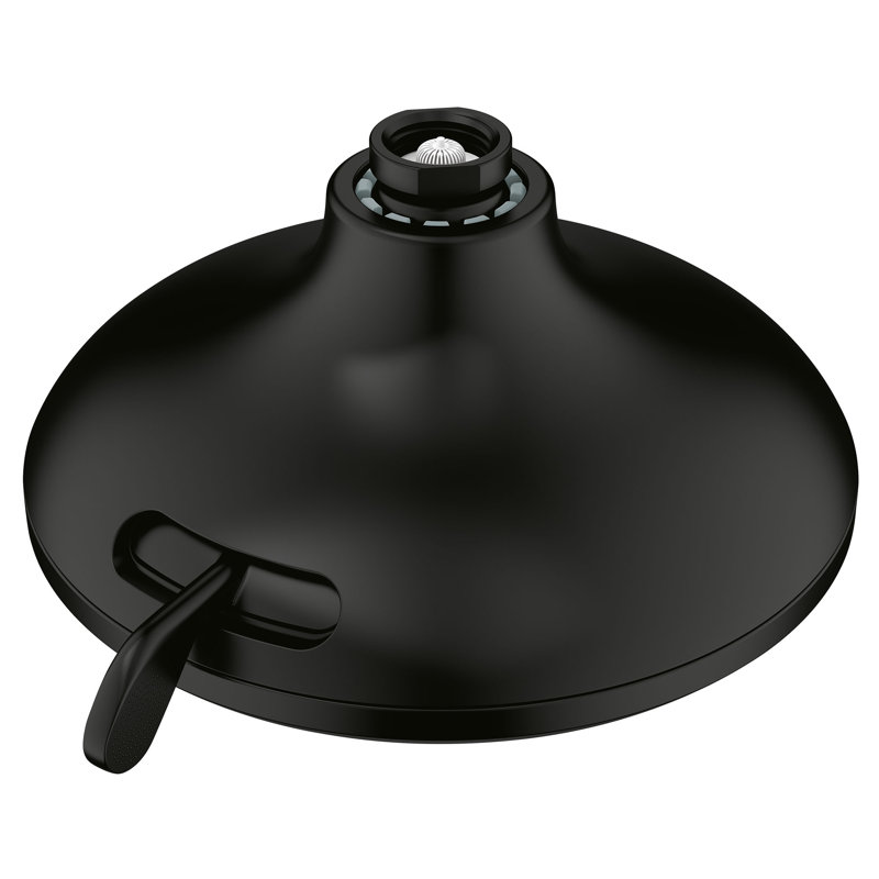 Massage Rain Shower Head, Matte Black