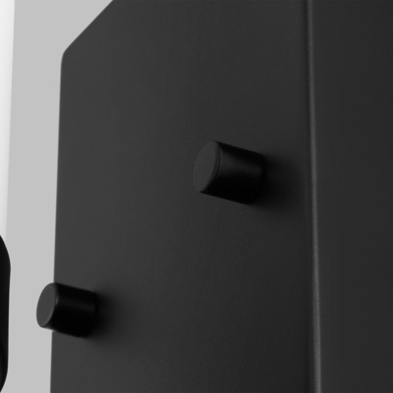 Zire 1 - Light Armed Sconce, No, Midnight Black