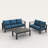 Kassian 5 - Person Patio Conversation Set with Cushions-635513366-635513371