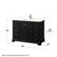 Ensemble de meuble-lavabo simple autoportant 48 po avec plateau en quartz Deborah-92725627-92725628-92725632