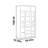 Classic fashion pop bookcase