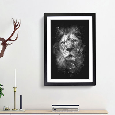 The Proud Lion - Framed Print