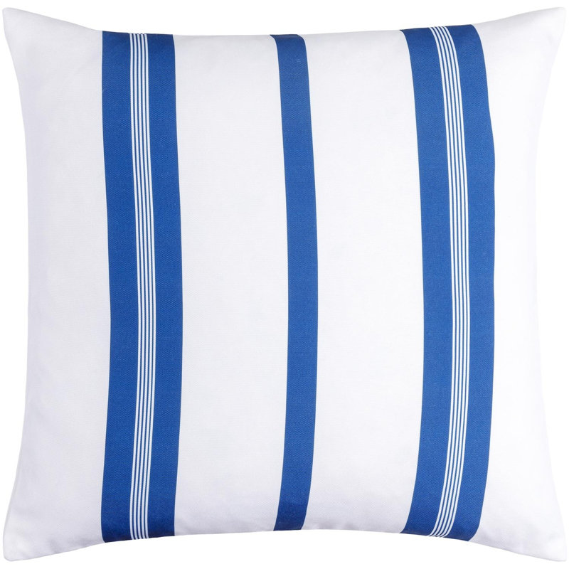 Classic Stripe Accent Throw Pillow Cover, 22"H x 22"W, Polyester